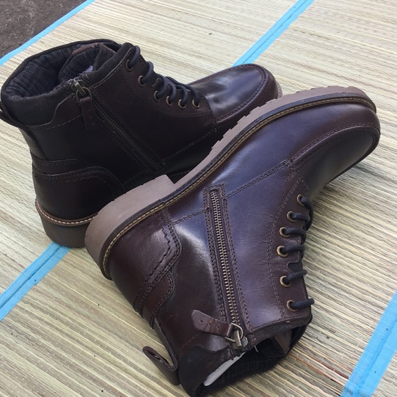 Nordstrom Reserved Footwear Lace-Up Mid Boot Brown main image 6